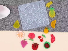 Molde silicona 12 frutas enteras aritos 36C7 (1)